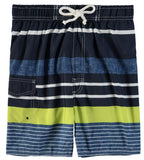 Quad Seven Boys 8-20 Stripe Swim Trunk