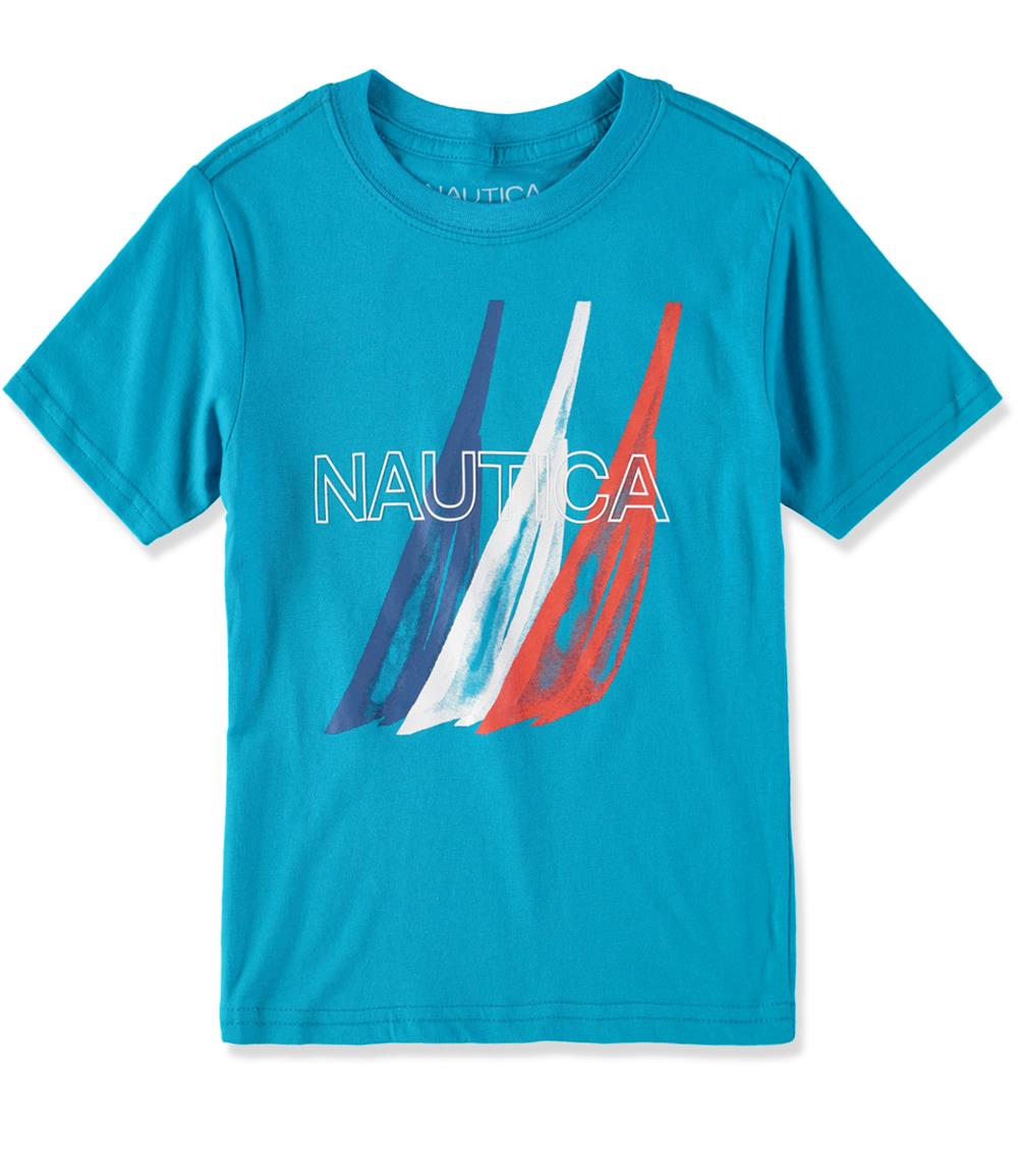 Nautica Boys 4-7 Sail Logo T-Shirt