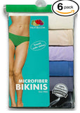 Fruit of the Loom Womens 6 Pack Assorted Panties