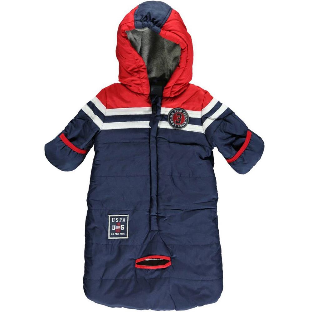 U.S. Polo Association Boys 0-9 Months Tape Pram Bag