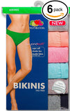 Fruit of the Loom Womens 6 Pack Assorted Panties