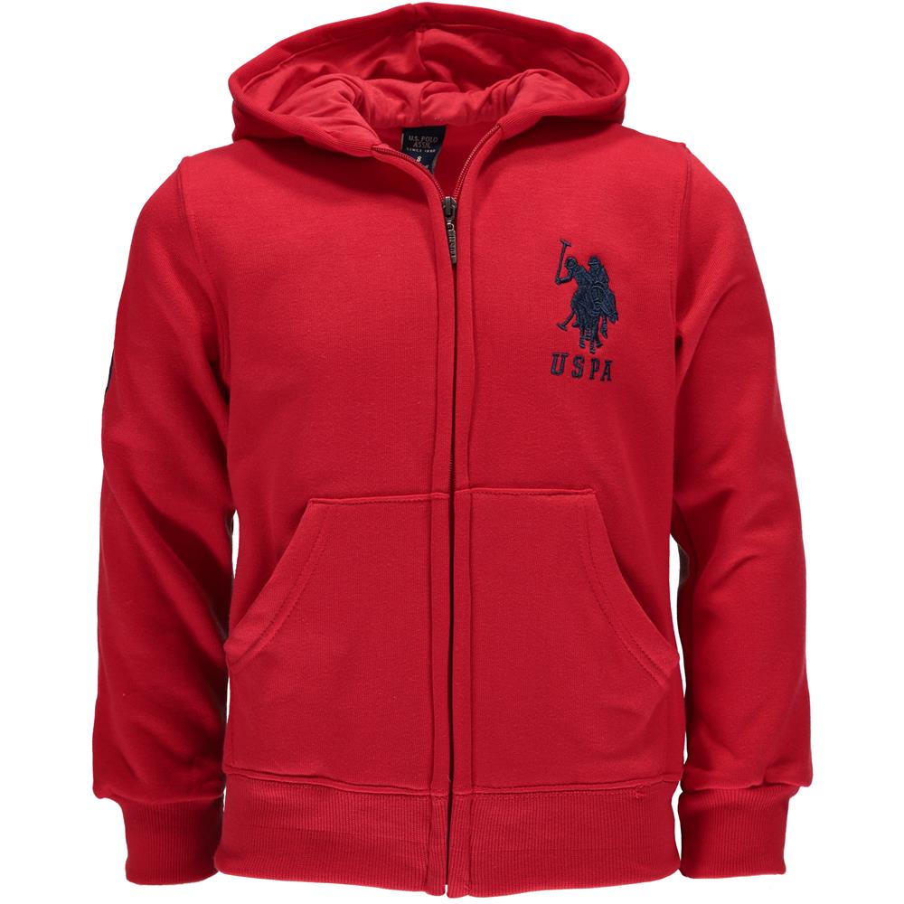 U.S. Polo Assn. Boys 4-7 Zip-Up Fleece Hoodie Sweatshirt