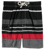 Quad Seven Boys 8-20 Stripe Swim Trunk