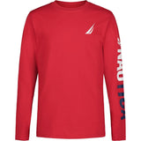 Nautica Boys 4-7 Icon Sleeve Long Sleeve T-Shirt