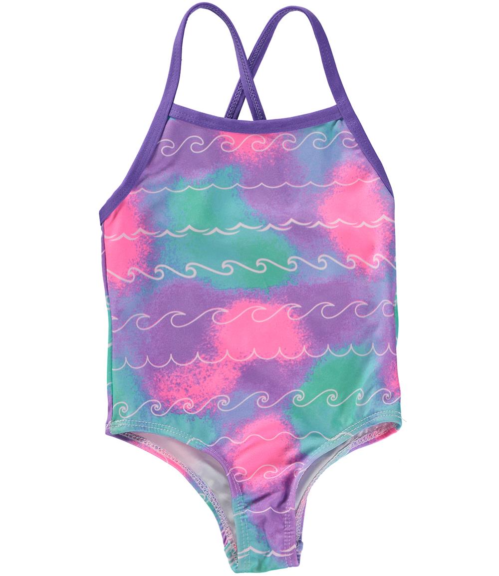 Limited Too Tie Dye Wave One Piece Swimsuit