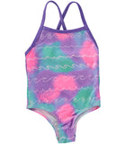 Limited Too Tie Dye Wave One Piece Swimsuit