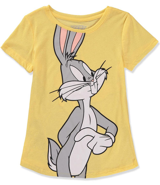 Looney Tunes Girls 4-14 Looney Tunes Bugs Bunny Short Sleeve Screen Pr –  S&D Kids | T-Shirts