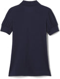 French Toast Girls 2-16 Rhinestone Puff Sleeve Polo Shirt
