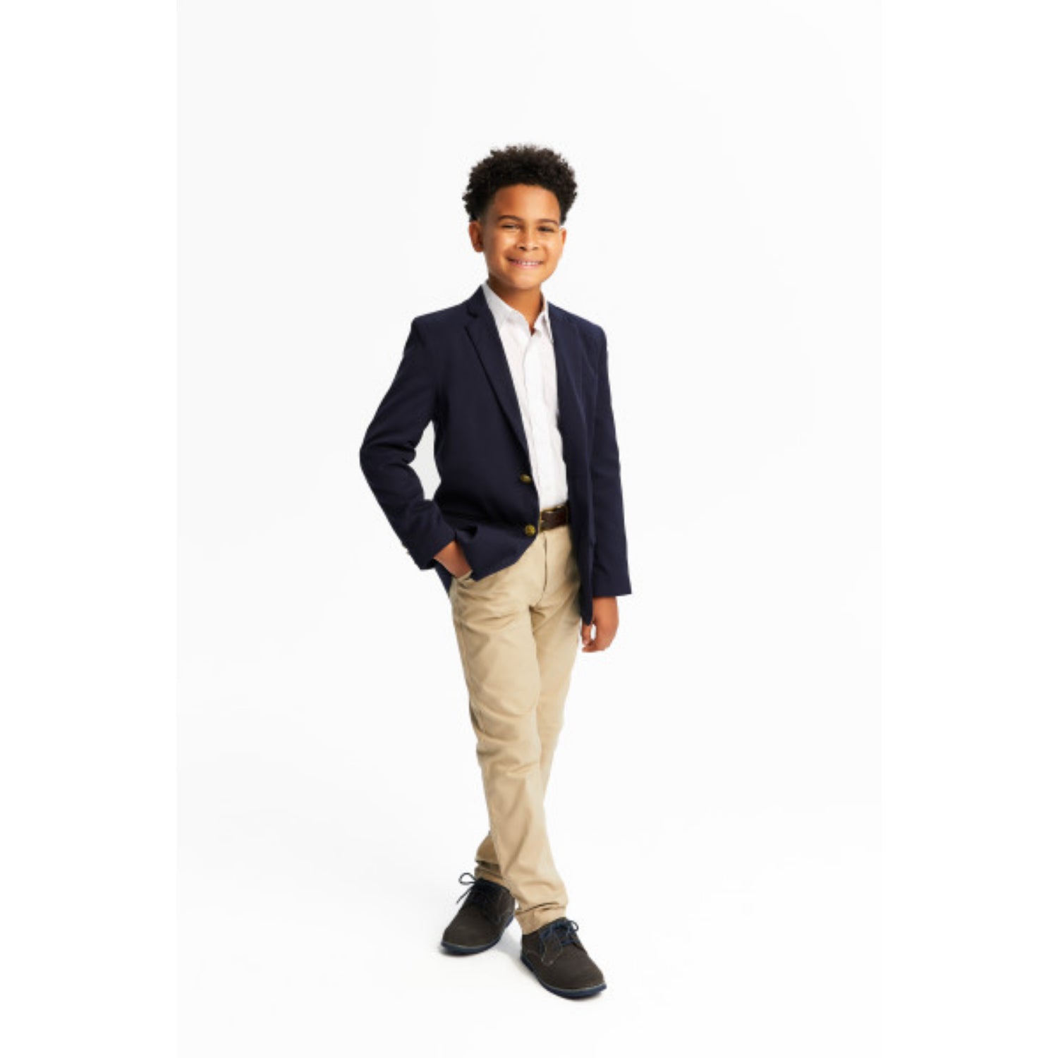 french toast dress shirt French Toast L/S Light Blue Boys Button-Down Dress/School Shirt ExpandableCollar