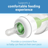 Dr. Brown's Natural Flow Narrow Baby Bottle Silicone Y-cut Nipples, 9M+