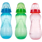 Nuby Non-Drip Standard Neck Bottles, 10 oz
