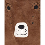 Carters Boys Toddler Fuzzy Velboa Bear Pajama Set