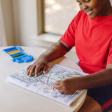 Melissa and Doug Jumbo 50-Page Kids' Coloring Pad - Space, Sports, and More