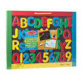 Melissa & Doug Magnetic Chalkboard and Dry-Erase Board With 36 Magnets (Numbers and Uppercase Letters), Chalk, Eraser, and Dry-Erase Pen