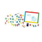 Melissa & Doug Magnetic Chalkboard and Dry-Erase Board With 36 Magnets (Numbers and Uppercase Letters), Chalk, Eraser, and Dry-Erase Pen