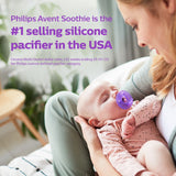 Philips Avent Pink Soothie Pacifier, 0-3M - 2 Pack