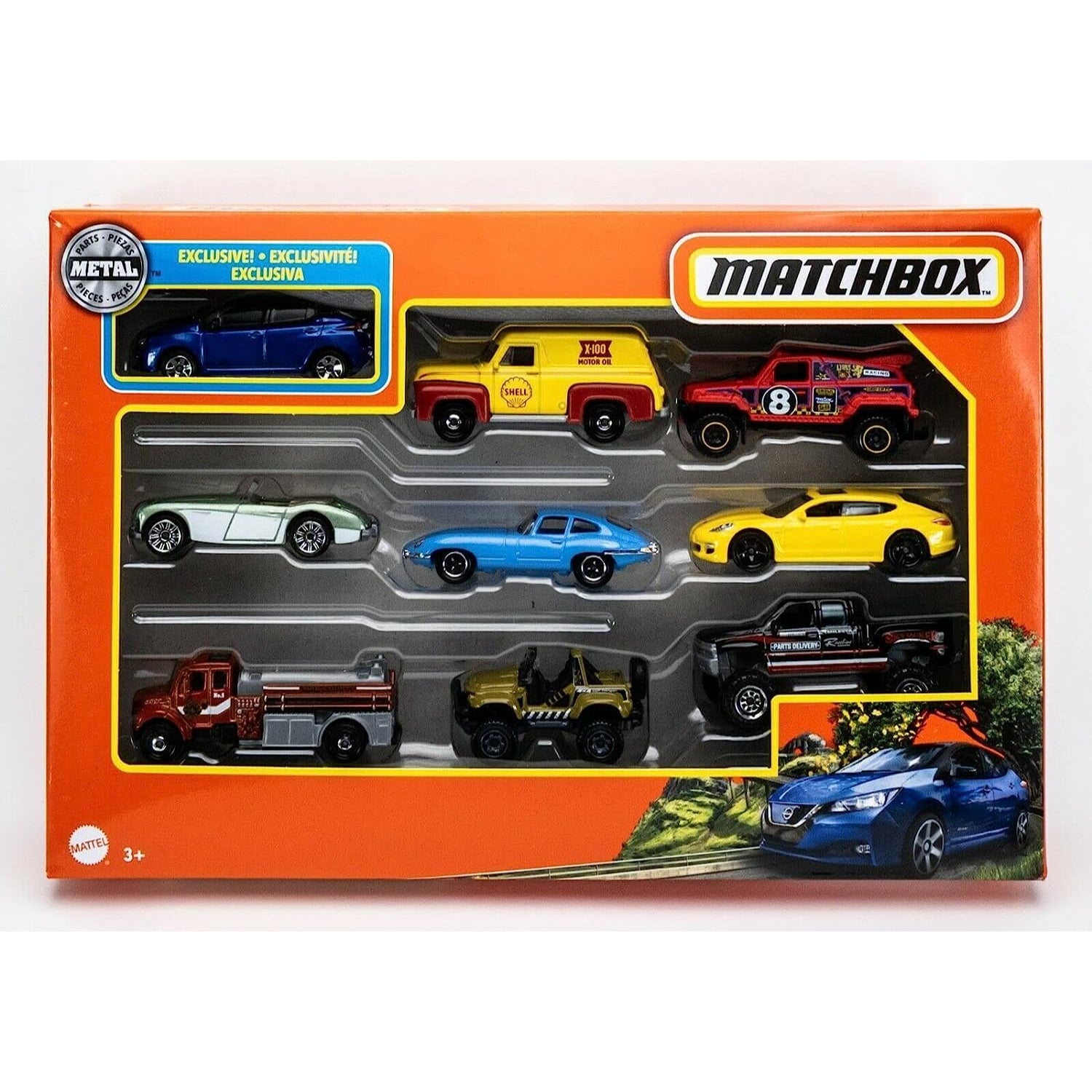 Hot Wheels City Track Pack, Set of 10 Basic Track Pieces with 1:64 Scale  Toy Car