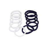 French Toast Flat Ponytail Holders, 12 Pack