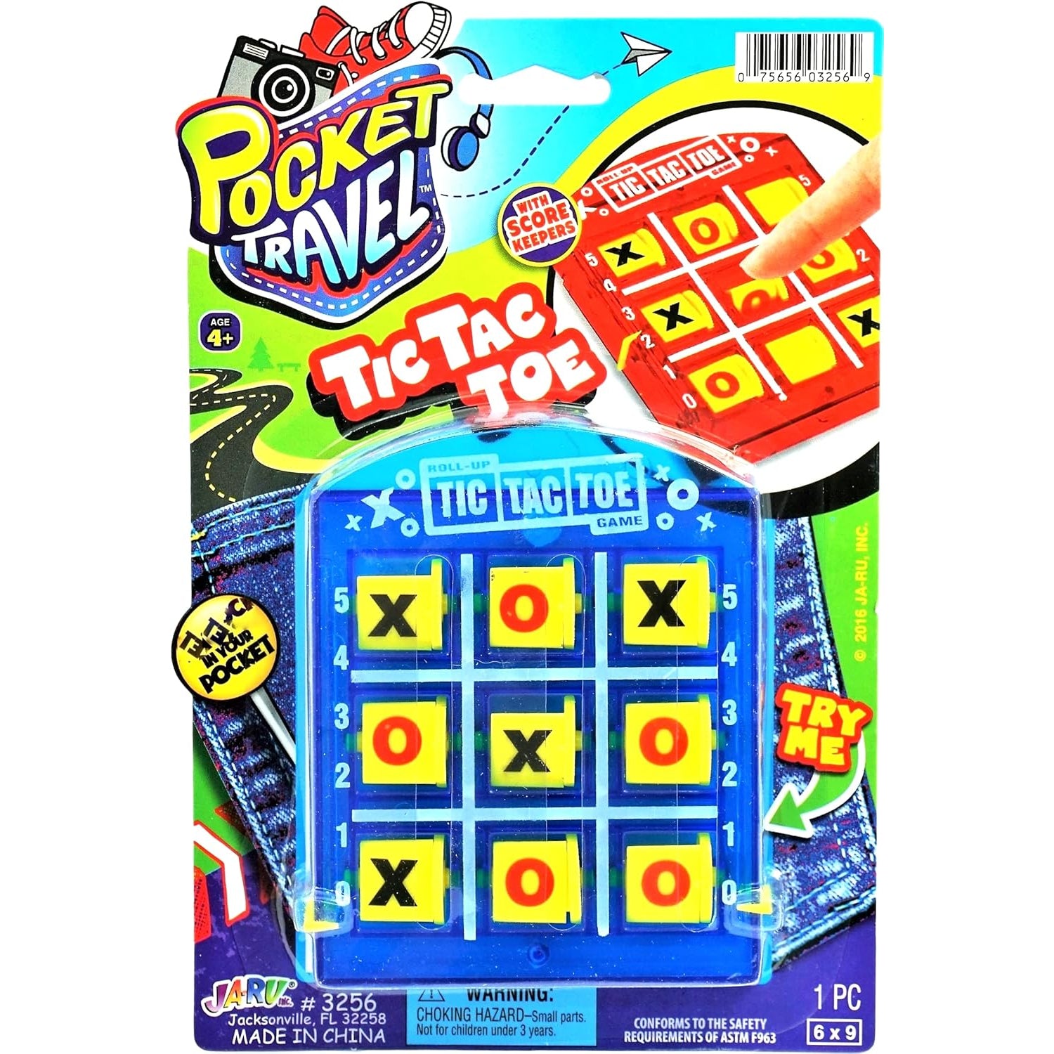 Ja-Ru Pocket Travel Tic Tac Toe – S&D Kids