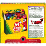 Crayola Crayon Box with Sharpener, 64 ct