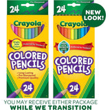 Crayola Colored Pencils, Assorted Colors, 24 count