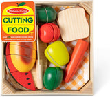 Melissa and Doug Cutting Food -  25+ Hand-Painted Wooden Play Food