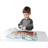 Melissa & Doug Puffy Sticker Activity Book: Pirates - 51 Reusable Stickers