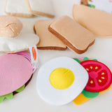 Melissa and Doug Felt Play Food - Sandwich Set