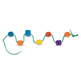 Melissa and Doug Primary Lacing Beads - Educational Toy With 30 Wooden Beads and 2 Laces
