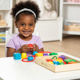 Melissa and Doug Primary Lacing Beads - Educational Toy With 30 Wooden Beads and 2 Laces