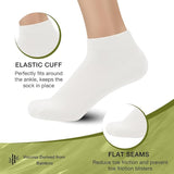 Winners Choice Boys and Girls 5 Pack Ankle Socks - White