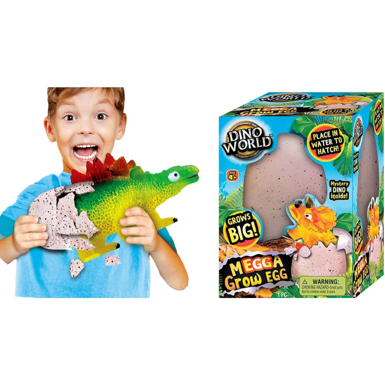 Ja-Ru Megga Grow Egg Dino World – S&D Kids