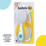 Safety 1st Easy Grip Brush & Comb - Artic