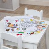 Melissa & Doug Alphabet Activity Sticker Pad for Coloring, Letters (250+ Stickers)
