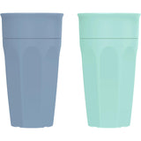 Dr. Browns Cheers 360 Spoutless Training Cup, 9m+, 10 Ounce, Blue/Aqua, 2 Count