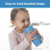Dr. Browns Cheers 360 Spoutless Training Cup, 9m+, 10 Ounce, Blue/Aqua, 2 Count