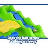 TOMY Screwball Scramble Kids Board Game- Timed Marble Run Obstacle Course Kids Games