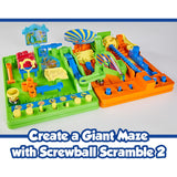 TOMY Screwball Scramble Kids Board Game- Timed Marble Run Obstacle Course Kids Games