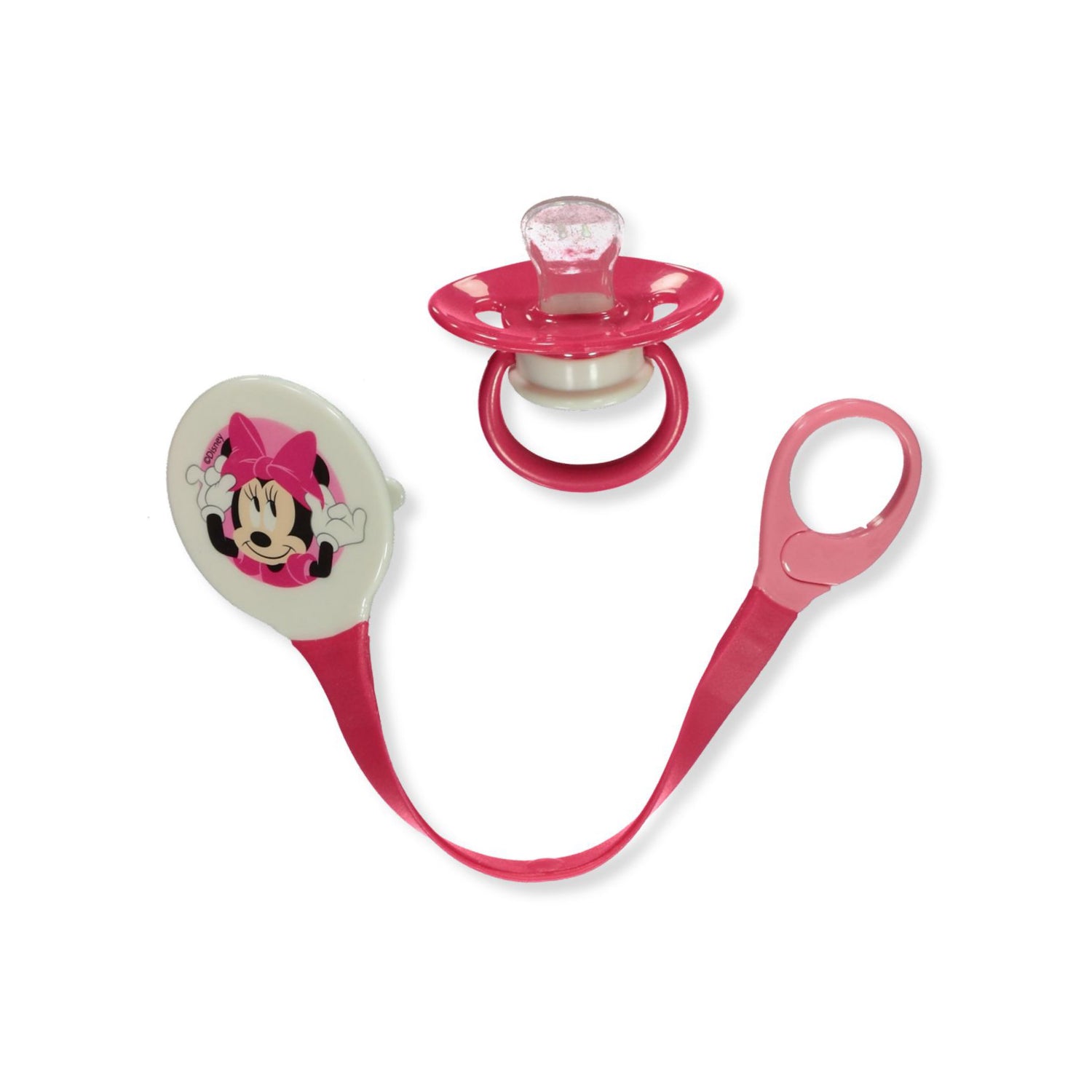 Minnie Pacifier Disney Minnie Mouse Pacifier and Holder – S&D Kids