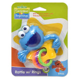 Sesame Street Baby Rattle with Rings