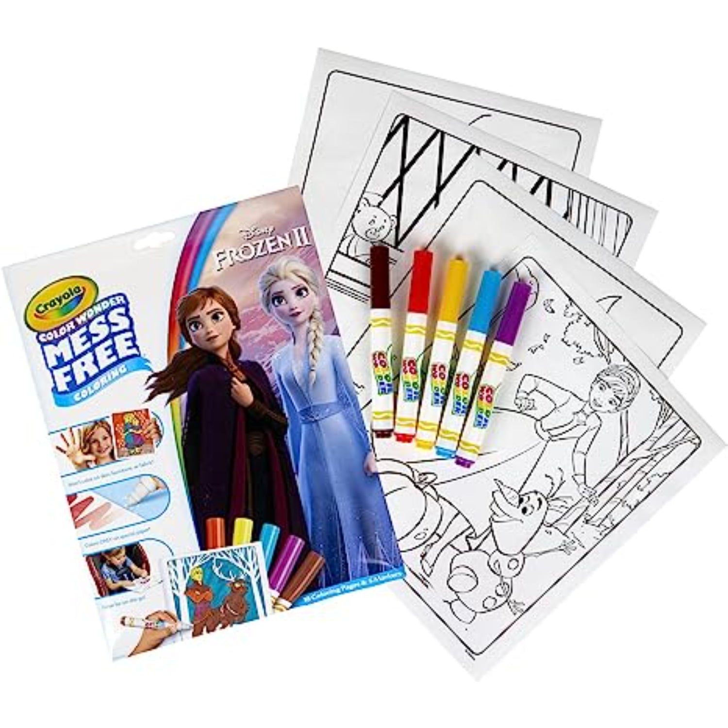 Crayola Color Wonder, Spiderman Coloring Pages & Mess Free Markers, Gift