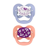 Dr. Browns Advantage Baby Pacifiers, Glow-in-The-Dark, 2 Count, Styles May Vary