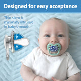 Dr. Browns Advantage Baby Pacifiers, Glow-in-The-Dark, 2 Count, Styles May Vary