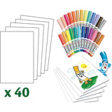 Crayola Pip Squeaks Marker Set (65ct), Washable Markers, Kids Art Supplies