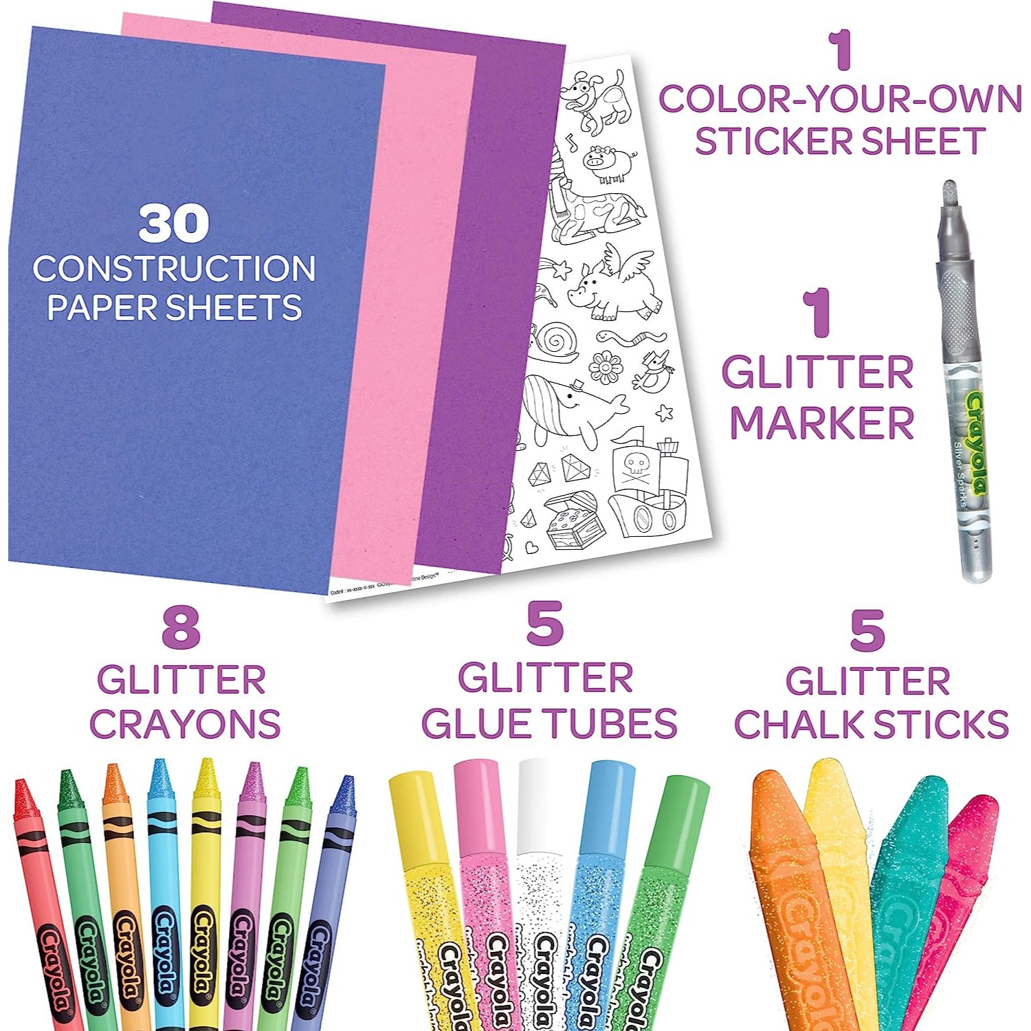 Crayola All That Glitters Art Case