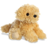 Aurora® Adorable Mini Flopsie™ Ginny Goldendoodle™ Stuffed Animal - Mini Companions Ready for Playful Adventures - for Kids All Ages, Toddlers, Adults, and Families - Gold 8 Inches