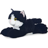 Aurora Mini Flopsie Maynard™ Stuffed Animal - Mini Companions Ready for Playful Adventures - for Kids All Ages, Toddlers, Adults, and Families - Black 8 Inches