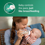 Philips Avent Glass Natural Baby Bottle with Natural Response Nipple, Clear, 8oz