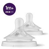 Philips Avent Natural Response Nipple Flow 3, 1M+, 2pk