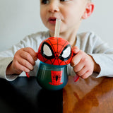 The First Years Spider-Man Trainer Straw Cup - Toddler Cups with Straw
